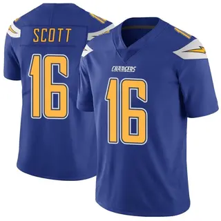 Los Angeles Chargers Men's JK Scott Limited Color Rush Vapor Untouchable Jersey - Royal