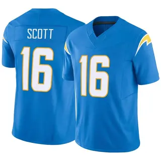 Los Angeles Chargers Men's JK Scott Limited Powder Vapor F.U.S.E. Jersey - Blue