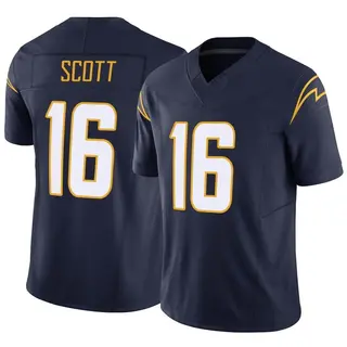 Los Angeles Chargers Men's JK Scott Limited Vapor F.U.S.E. Jersey - Navy