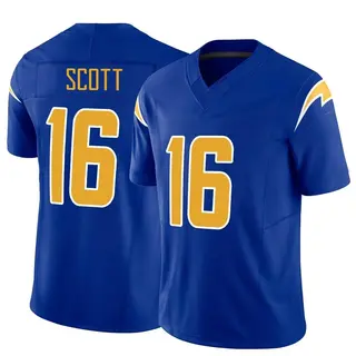 Los Angeles Chargers Men's JK Scott Limited Vapor F.U.S.E. Jersey - Royal