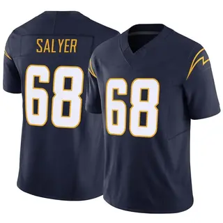 Los Angeles Chargers Men's Jamaree Salyer Limited Vapor F.U.S.E. Jersey - Navy