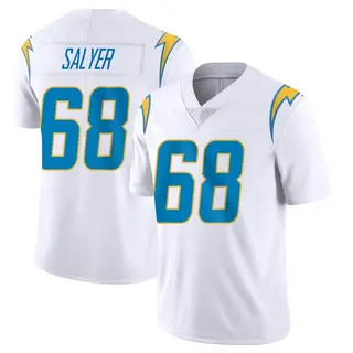 Los Angeles Chargers Men's Jamaree Salyer Limited Vapor Untouchable Jersey - White