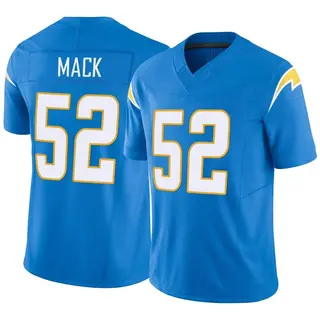 Los Angeles Chargers Men's Khalil Mack Limited Powder Vapor F.U.S.E. Jersey - Blue