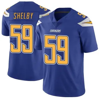 Los Angeles Chargers Men's Ty Shelby Limited Color Rush Vapor Untouchable Jersey - Royal