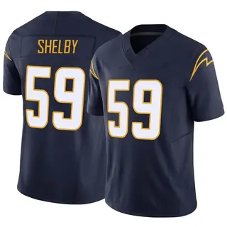 Los Angeles Chargers Men's Ty Shelby Limited Vapor F.U.S.E. Jersey - Navy
