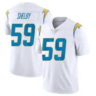 Los Angeles Chargers Men's Ty Shelby Limited Vapor Untouchable Jersey - White