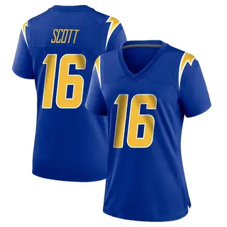 Los Angeles Chargers Women's JK Scott Game 2nd Alternate Jersey - Royal