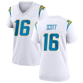 Los Angeles Chargers Women's JK Scott Game Jersey - White