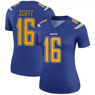 Los Angeles Chargers Women's JK Scott Legend Color Rush Jersey - Royal