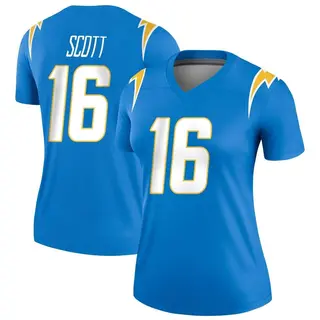 Los Angeles Chargers Women's JK Scott Legend Powder Jersey - Blue