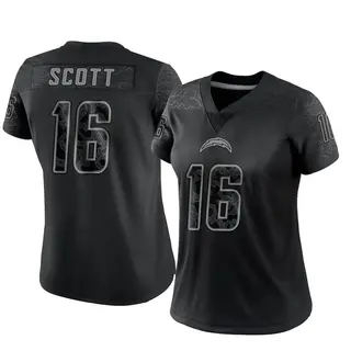Los Angeles Chargers Women's JK Scott Limited Reflective Jersey - Black