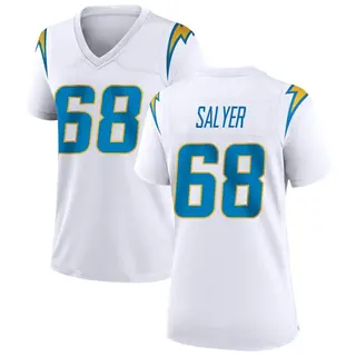 Los Angeles Chargers Women's Jamaree Salyer Game Jersey - White