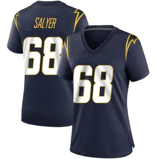Los Angeles Chargers Women's Jamaree Salyer Game Team Color Jersey - Navy