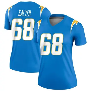 Los Angeles Chargers Women's Jamaree Salyer Legend Powder Jersey - Blue