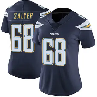 Los Angeles Chargers Women's Jamaree Salyer Limited Team Color Vapor Untouchable Jersey - Navy