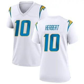 Los Angeles Chargers Women's Justin Herbert Game Jersey - White