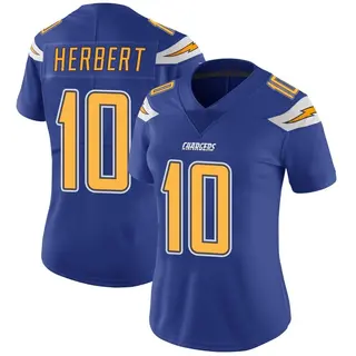 Los Angeles Chargers Women's Justin Herbert Limited Color Rush Vapor Untouchable Jersey - Royal