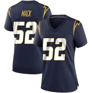Los Angeles Chargers Women's Khalil Mack Game Team Color Jersey - Navy