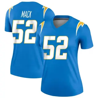 Los Angeles Chargers Women's Khalil Mack Legend Powder Jersey - Blue