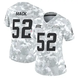 Los Angeles Chargers Women's Khalil Mack Limited 2024 Salute to Service Jersey - Arctic Camo