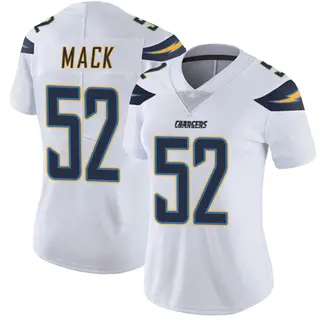 Los Angeles Chargers Women's Khalil Mack Limited Vapor Untouchable Jersey - White