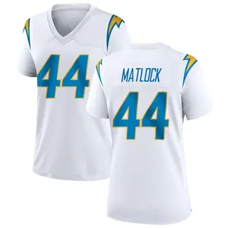 Los Angeles Chargers Women's Scott Matlock Game Jersey - White