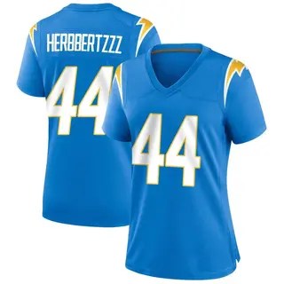 Los Angeles Chargers Women's Scott Matlock Game Powder Alternate Jersey - Blue