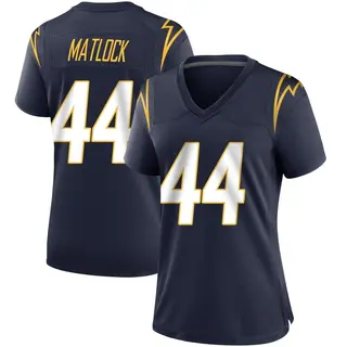 Los Angeles Chargers Women's Scott Matlock Game Team Color Jersey - Navy