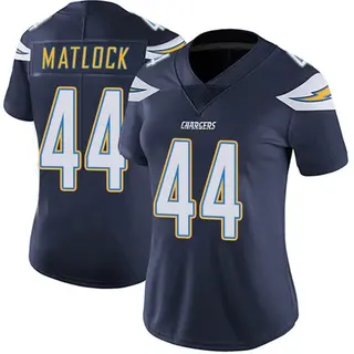 Los Angeles Chargers Women's Scott Matlock Limited Team Color Vapor Untouchable Jersey - Navy