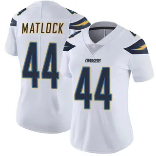 Los Angeles Chargers Women's Scott Matlock Limited Vapor Untouchable Jersey - White