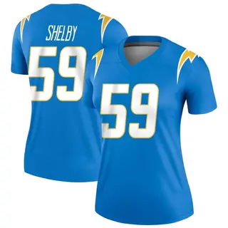 Los Angeles Chargers Women's Ty Shelby Legend Powder Jersey - Blue