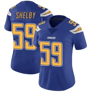 Los Angeles Chargers Women's Ty Shelby Limited Color Rush Vapor Untouchable Jersey - Royal