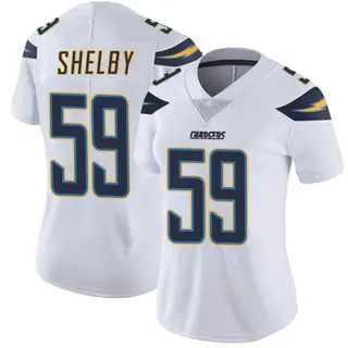Los Angeles Chargers Women's Ty Shelby Limited Vapor Untouchable Jersey - White