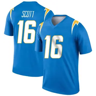 Los Angeles Chargers Youth JK Scott Legend Powder Jersey - Blue