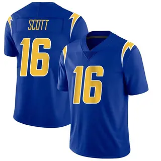 Los Angeles Chargers Youth JK Scott Limited 2nd Alternate Vapor Jersey - Royal