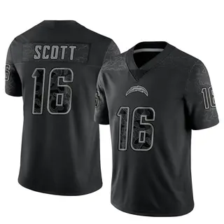Los Angeles Chargers Youth JK Scott Limited Reflective Jersey - Black
