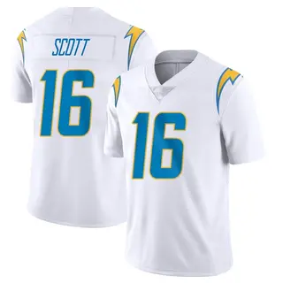 Los Angeles Chargers Youth JK Scott Limited Vapor Untouchable Jersey - White