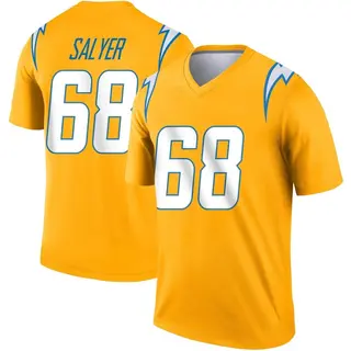 Los Angeles Chargers Youth Jamaree Salyer Legend Inverted Jersey - Gold