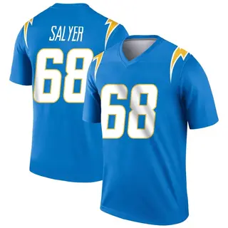 Los Angeles Chargers Youth Jamaree Salyer Legend Powder Jersey - Blue
