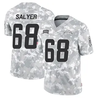 Los Angeles Chargers Youth Jamaree Salyer Limited 2024 Salute to Service Jersey - Arctic Camo