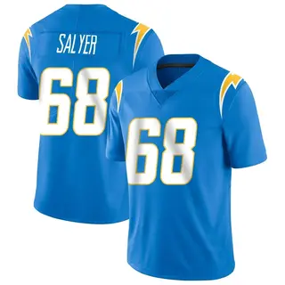 Los Angeles Chargers Youth Jamaree Salyer Limited Powder Vapor Untouchable Alternate Jersey - Blue