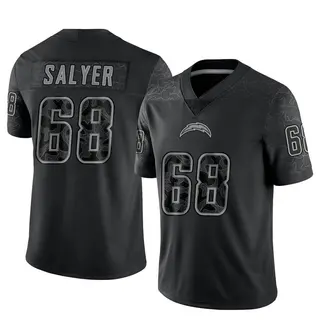 Los Angeles Chargers Youth Jamaree Salyer Limited Reflective Jersey - Black