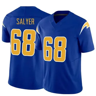 Los Angeles Chargers Youth Jamaree Salyer Limited Vapor F.U.S.E. Jersey - Royal