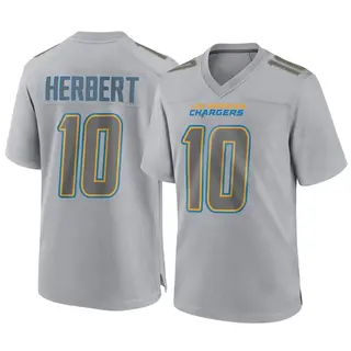 Los Angeles Chargers Youth Justin Herbert Game Atmosphere Fashion Jersey - Gray