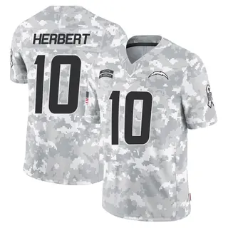 Los Angeles Chargers Youth Justin Herbert Limited 2024 Salute to Service Jersey - Arctic Camo