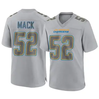 Los Angeles Chargers Youth Khalil Mack Game Atmosphere Fashion Jersey - Gray