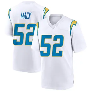 Los Angeles Chargers Youth Khalil Mack Game Jersey - White