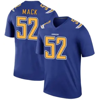Los Angeles Chargers Youth Khalil Mack Legend Color Rush Jersey - Royal