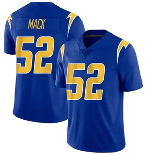Los Angeles Chargers Youth Khalil Mack Limited 2nd Alternate Vapor Jersey - Royal