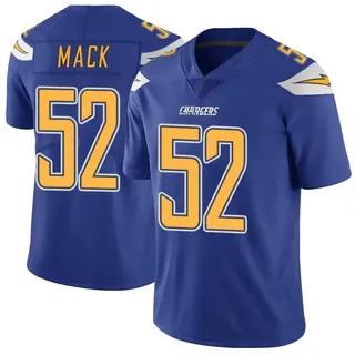 Los Angeles Chargers Youth Khalil Mack Limited Color Rush Vapor Untouchable Jersey - Royal